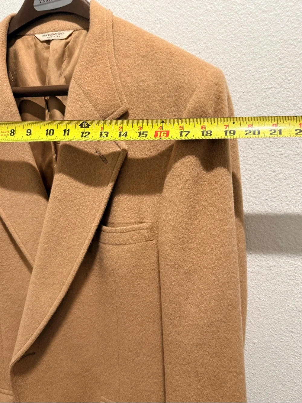 Vintage Camel Wool Barrister Blazer